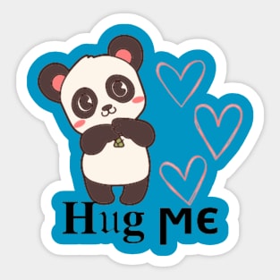 baby panda just needs a hug Sticker